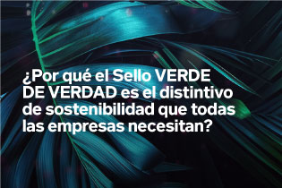 ¿Por qué el Sello VERDE DE VERDAD es el distintivo de sostenibilidad que todas las empresas necesitan?