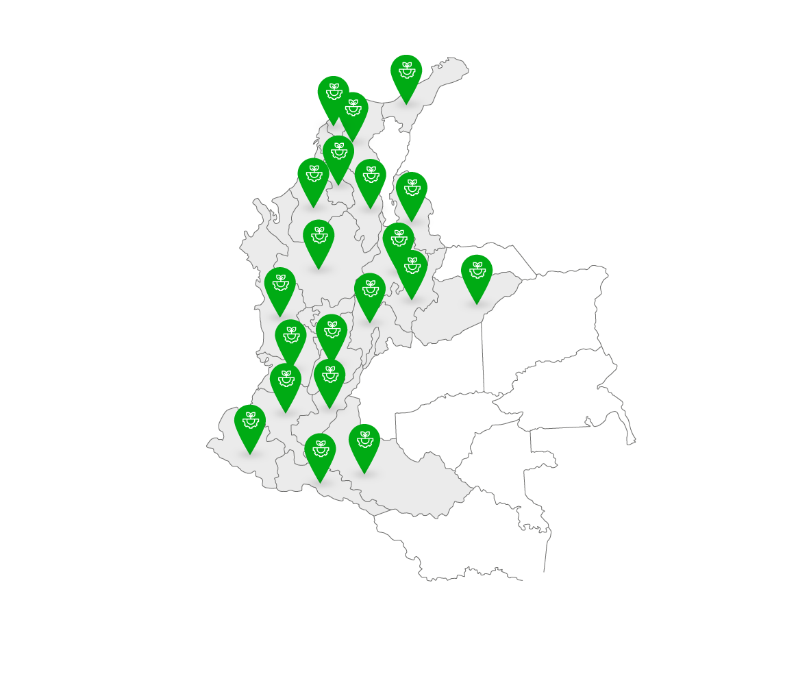 Mapa Sello VERDE DE VERDAD